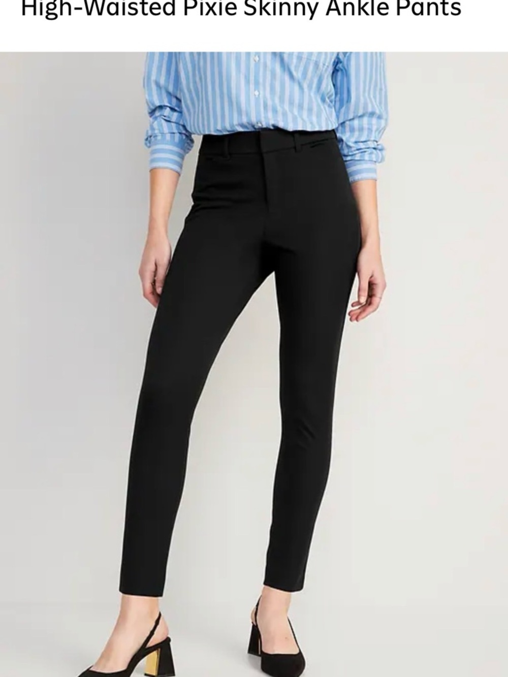 Old Navy Blush Straight Leg pixie Pants